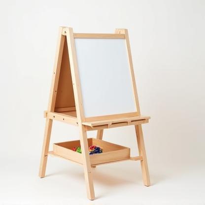 Double-sided art easel for kids